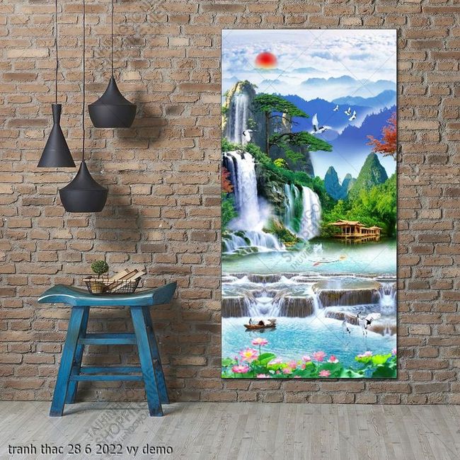 tranh phong thuy thac 28 6 2022 vy